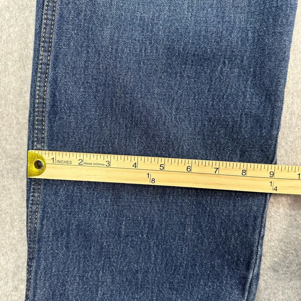 Levi's Jeans Mens W38 L32 Blue Medium Wash High Rise Straight Leg Relaxed Fit